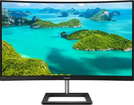 81,3cm/32'' (1920x1080) Philips E-line 322E1C Curved 16:9 4ms HDMI VGA DisplayPort VESA Full HD Black Silver