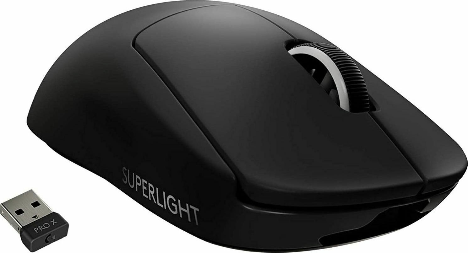 Logitech Pro X Superlight Ασύρματο Μαύρο