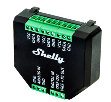 Shelly Plus Add-On Ενδιάμεσος Διακόπτης Μονάδα Επέκτασης Αισθητήρων