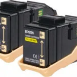 Epson C13S050606 Γνήσιο Toner Laser Εκτυπωτή Κίτρινο 15000 Σελίδων