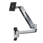 Ergotron LX Επιτοίχια Βάση Οθόνης έως 40" με Βραχίονα Ασημί