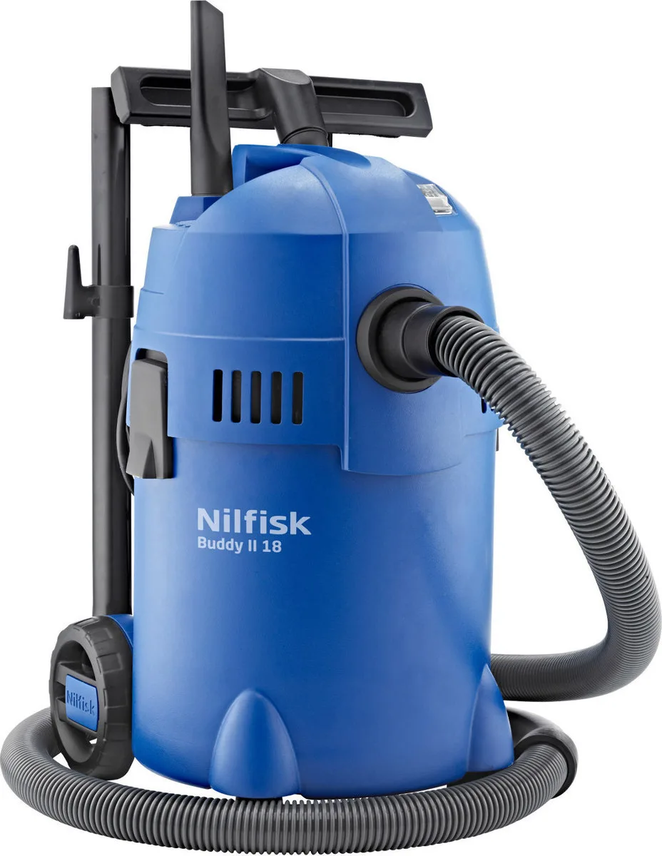 Nilfisk Buddy II 18 Σκούπα Υγρών / Στερεών 1200W με Πλαστικό Κάδο 18lt - Image 1
