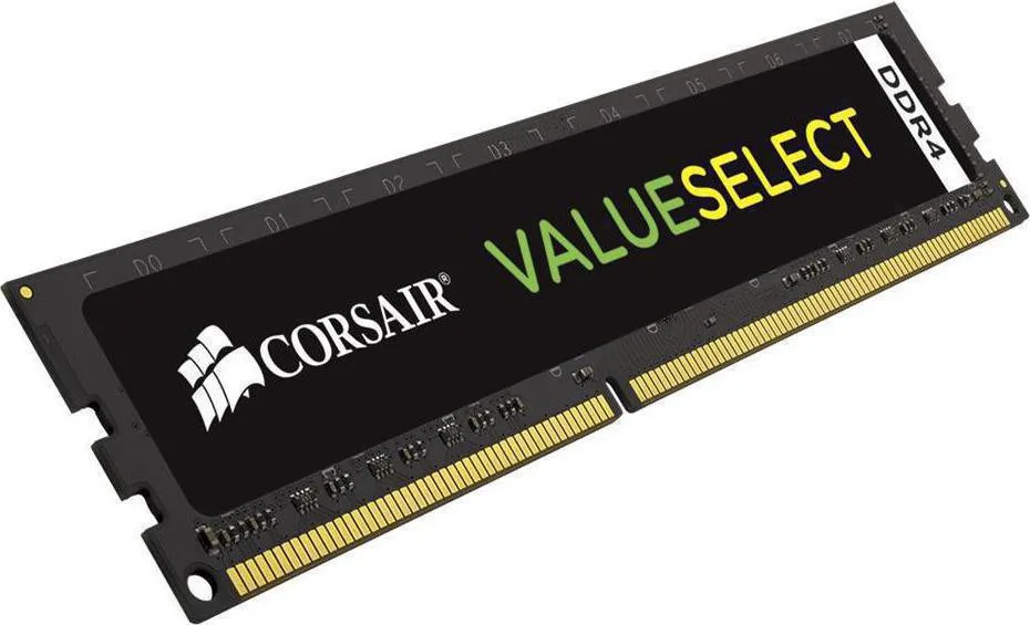 Corsair Value Select DDR4 με Module 1x4GB και Ταχύτητα 2133 για Desktop CMV4GX4M1A2133C15 - Image 1