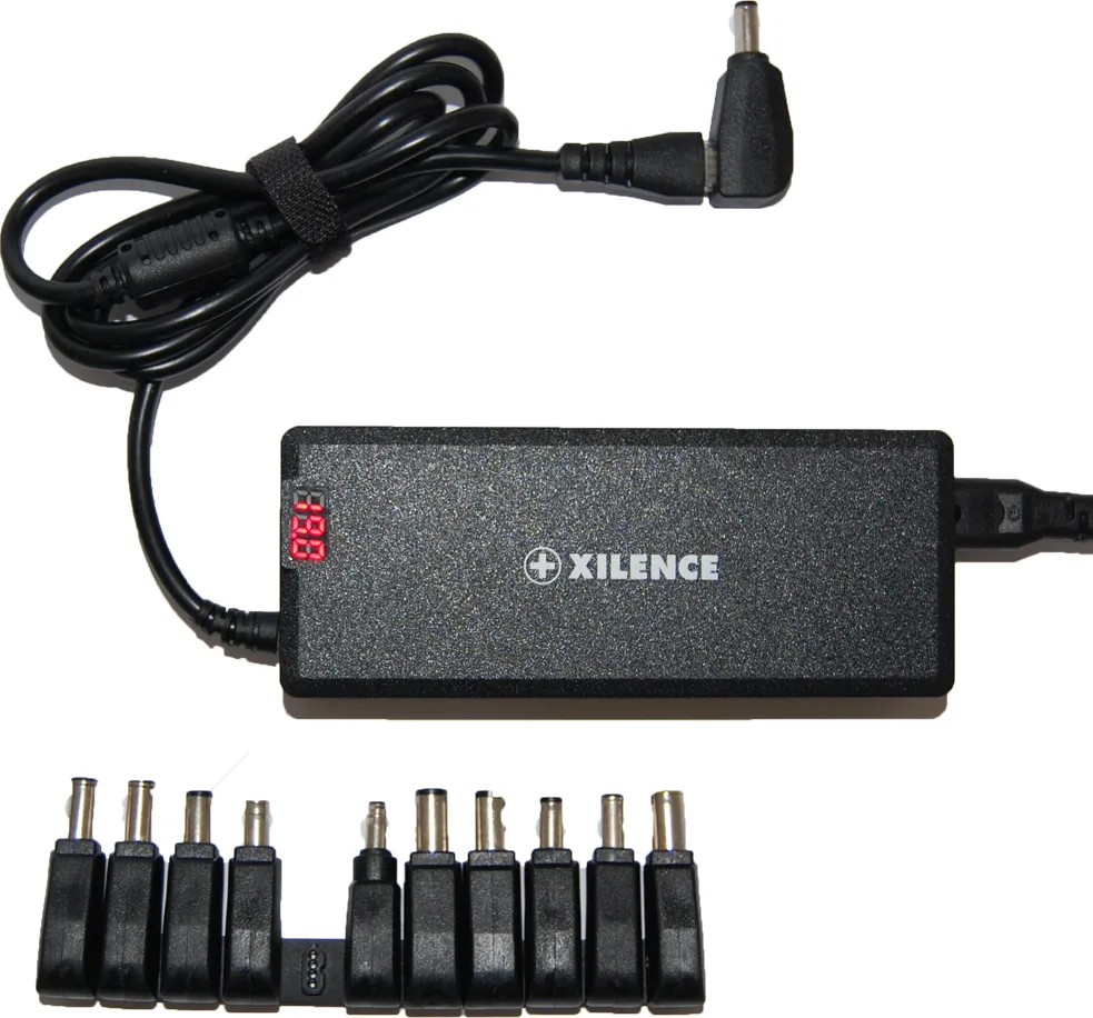 20150626140041_xilence_notebook_charger_90w_xm010 Xilence XM010 Universal Φορτιστής Laptop 90W με Αποσπώμενο Καλώδιο Τροφοδοσίας και με σετ βυσμάτων XM010 - Image 1