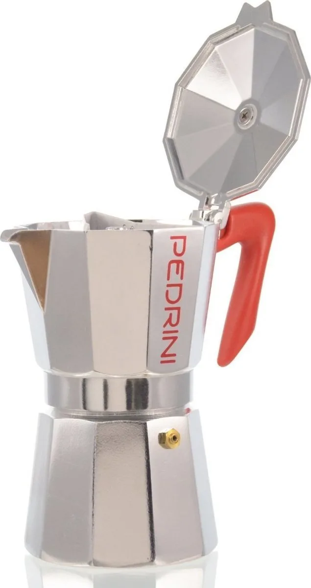 20150710075253_b4a1bd97 Pedrini Kaffettiera 9084-0 Μπρίκι Espresso 6cups Ασημί - Image 1