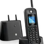 Motorola O201 Ασύρματο Τηλέφωνο με Ελληνικό Μενού Μαύρο