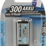 Ansmann Επαναφορτιζόμενη Μπαταρία 9V Ni-MH 300mAh 1τμχ