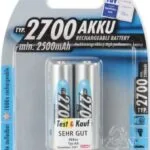 Ansmann Επαναφορτιζόμενες Μπαταρίες AA Ni-MH 2700mAh 1.2V 2τμχ