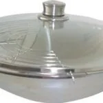 Bosch HEZ390090 Wok από Ανοξείδωτο Ατσάλι με Καπάκι 39cm HEZ390090
