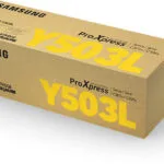 Samsung CLT-Y503L Γνήσιο Toner Laser Εκτυπωτή Κίτρινο High Yield 5000 Σελίδων (SU491A)