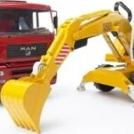 Bruder Χωματουργικό Man με Εκσκαφέα Liebherr Σετ με Φορτηγό 1:16 για 3+ Ετών