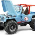 Bruder Jeep Cross Country Racer Blue Αυτοκινητάκι 1:16 για 4+ Ετών