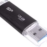 Silicon Power Blaze B02 128GB USB 3.1 Stick Μαύρο