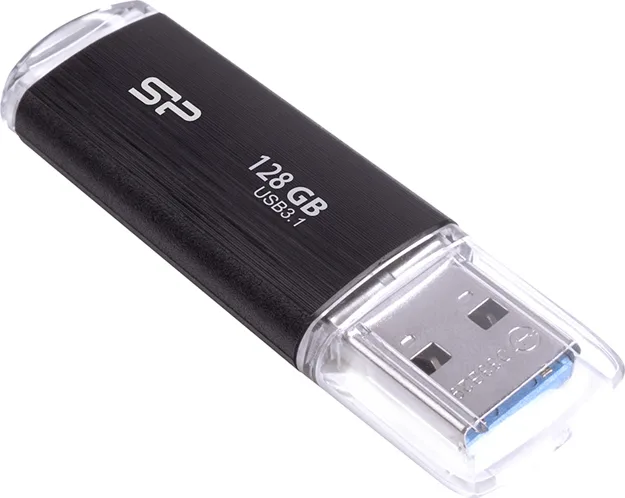 20160622115813_e451a37c Silicon Power Blaze B02 128GB USB 3.1 Stick Μαύρο - Image 1