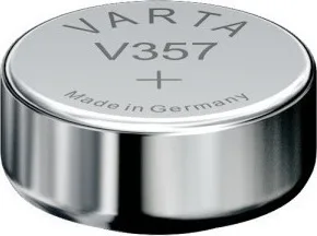 20160701153657_varta_watch_v357_sr44_100tmch Varta Watch V357 Μπαταρία Silver Oxide Ρολογιών SR44 1.55V 1τμχ - Image 1