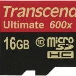 Transcend microSDHC 16GB Class 10 U1 UHS-I με αντάπτορα