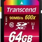 Transcend Ultimate 600x SDXC 64GB Class 10 U1 UHS-I