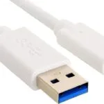 Sandberg Regular USB 3.0 Cable USB-C male - USB-A male Λευκό 1m (136-15)