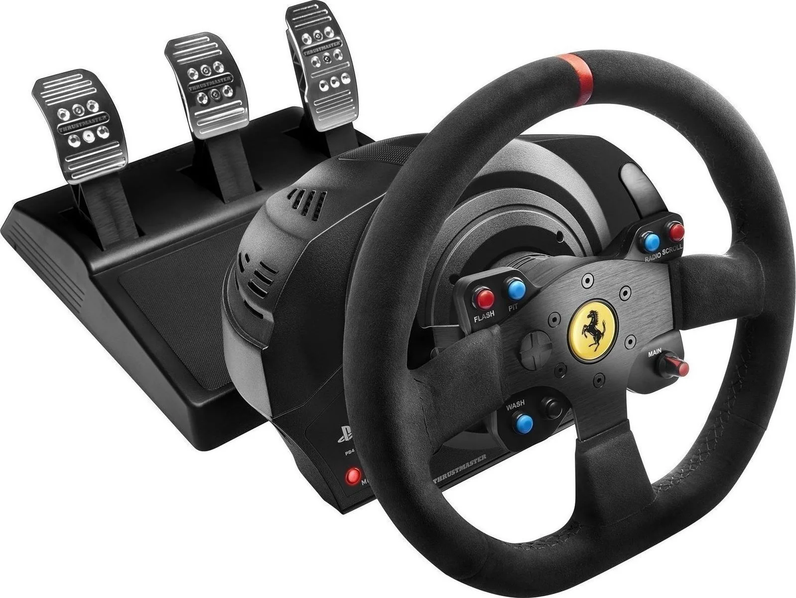 20161104120859_thrustmaster_t300_ferrari_integral_racing_wheel_alcantara_edition Thrustmaster T300 Ferrari Alcantara Edition Τιμονιέρα με Πετάλια για PC / PS3 / PS4 με 1080° Περιστροφής - Image 1