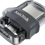 Sandisk Ultra Dual Drive M3.0 64GB USB 3.0 Stick με σύνδεση USB-A & micro USB-B Μαύρο
