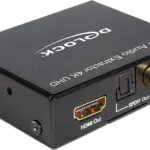DeLock Μετατροπέας HDMI female σε 3.5mm / HDMI / RCA / Toslink female 1τμχ 62692
