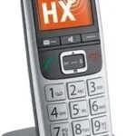 Gigaset E560HX Ασύρματο Τηλέφωνο με Ελληνικό Μενού Ασημί