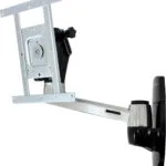 Ergotron LX Επιτοίχια Βάση Οθόνης έως 42" με Βραχίονα Ασημί
