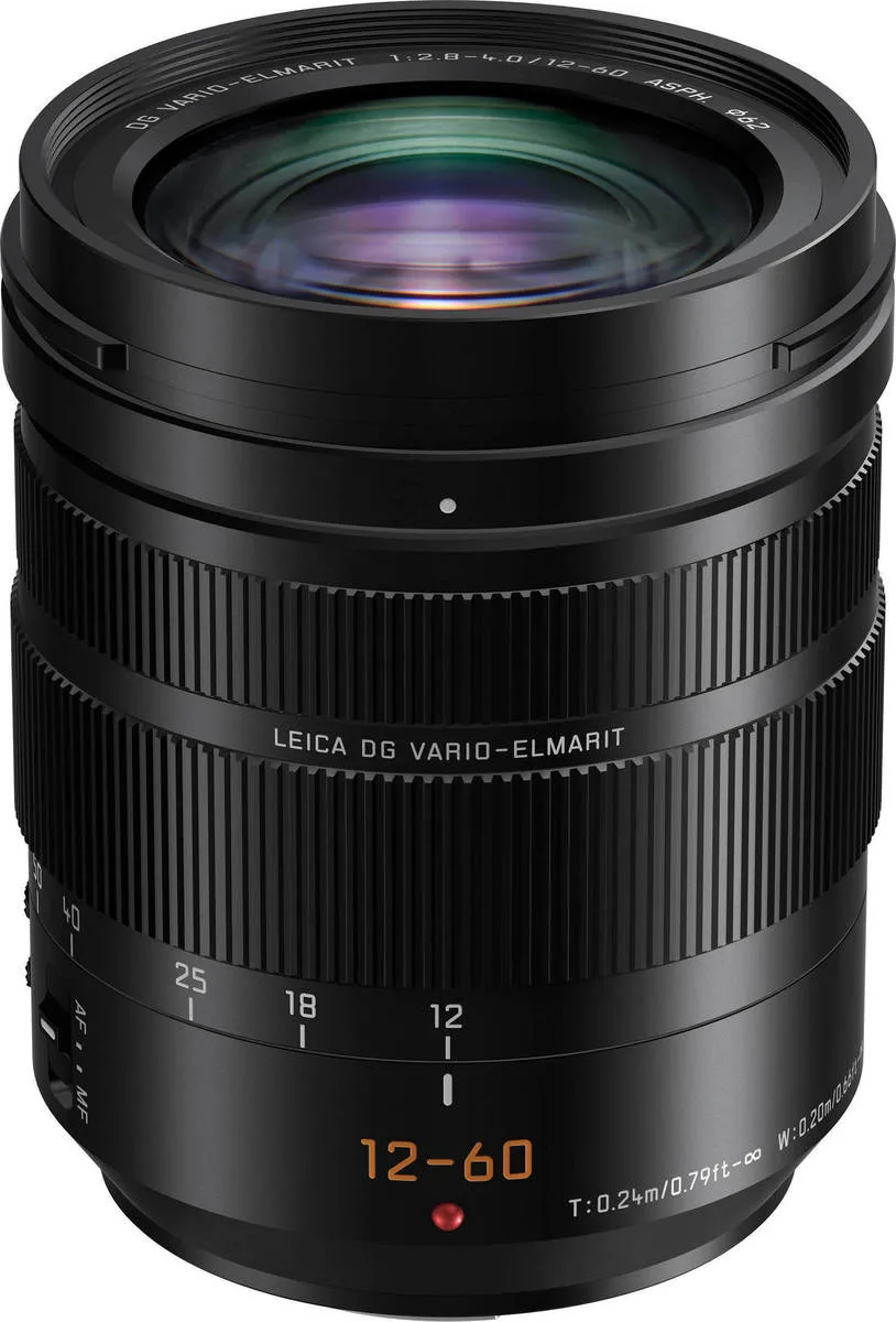 Panasonic Crop Φωτογραφικός Φακός Leica DG Vario-Elmarit 12-60mm f/2.8-4 Asph. Power OIS Standard Zoom / Tele Zoom / Wide Angle Zoom για Micro Four Thirds (MFT) Mount Μαύρος - Image 1