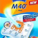 Swirl M40 Σακούλες Σκούπας 4τμχ Συμβατή με Σκούπα Miele