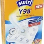 Swirl Y98 Σακούλες Σκούπας 4τμχ Συμβατή με Σκούπα Hoover / Severin / Dirt Devil