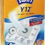 Swirl Y12 Σακούλες Σκούπας 4τμχ Συμβατή με Σκούπα Dirt Devil