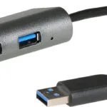 i-tec USB 3.0 Hub 4 Θυρών με σύνδεση USB-A & Θύρα Φόρτισης και Εξωτερική Παροχή Ρεύματος Ασημί (U3HUB448)