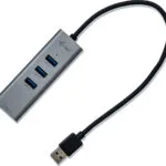 i-tec USB 3.0 Hub 3 Θυρών με σύνδεση USB-A / Ethernet Γκρι (U3METALG3HUB)