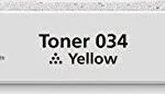 Canon 034 Γνήσιο Toner Laser Εκτυπωτή Κίτρινο 7300 Σελίδων 9451B001