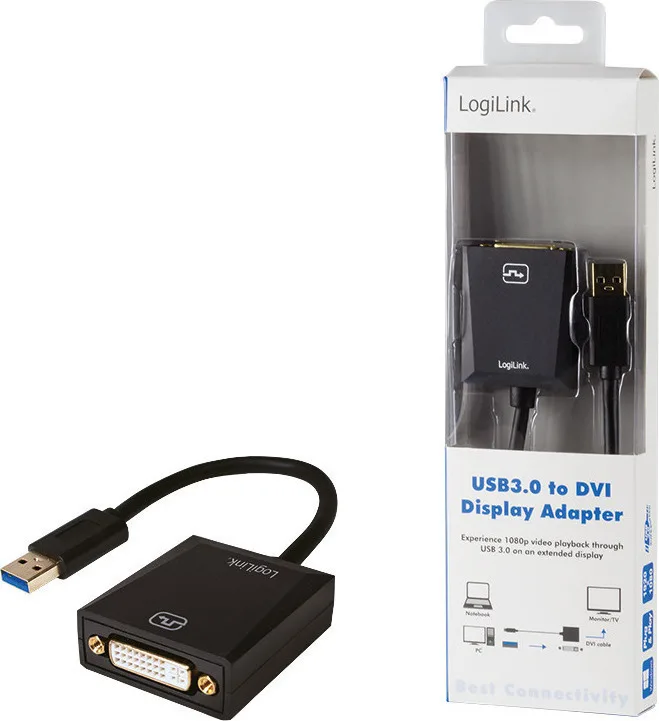 20170629110511_4e0675dc LogiLink Μετατροπέας USB-A male σε DVI-I female 1τμχ UA0232 - Image 1