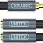 Unitek Μετατροπέας 3.5mm male σε 3.5mm 2x female 1τμχ Y-C956ABK
