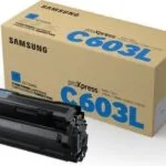 Samsung CLT-C603L Γνήσιο Toner Laser Εκτυπωτή Κυανό High Yield 10000 Σελίδων SU080A