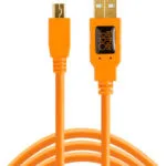 Tether Tools Regular USB 2.0 to micro USB Cable Πορτοκαλί 4.6m (CU5430ORG)