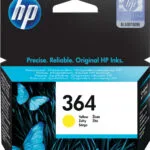 HP 364 Γνήσιο Μελάνι Εκτυπωτή InkJet Κίτρινο (CB320EE)