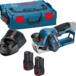 Bosch GHO 12V-20 Professional Πλάνη 12V 2x3Ah με Σύστημα Αναρρόφησης