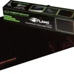 Esperanza Flame Maxi Gaming Mouse Pad Large 400mm Μαύρο