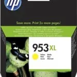 HP 953XL Γνήσιο Μελάνι Εκτυπωτή InkJet Κίτρινο (F6U18AE)