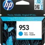 HP 953 Γνήσιο Μελάνι Εκτυπωτή InkJet Κυανό (F6U12AE)