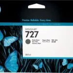 HP 727 Γνήσιο Μελάνι Εκτυπωτή InkJet Matte Μαύρο (C1Q12A)
