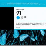 HP 91 Γνήσιο Μελάνι Εκτυπωτή InkJet Κυανό (C9467A)