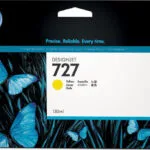 HP 727 Γνήσιο Μελάνι Εκτυπωτή InkJet Κίτρινο (B3P21A)