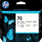 HP 70 Γνήσιο Πακέτο 2 Μελανιών Εκτυπωτή InkJet Photo Μαύρο / Ανοιχτό Γκρι (C9407A)
