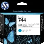 HP 744 Γνήσιο Μελάνι Εκτυπωτή InkJet Photo Μαύρο / Κυανό (F9J86A)