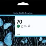 HP 70 Γνήσιο Μελάνι Εκτυπωτή InkJet Πράσινο (C9457A)