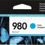 HP 980 Γνήσιο Μελάνι Εκτυπωτή InkJet Κυανό (D8J07A)